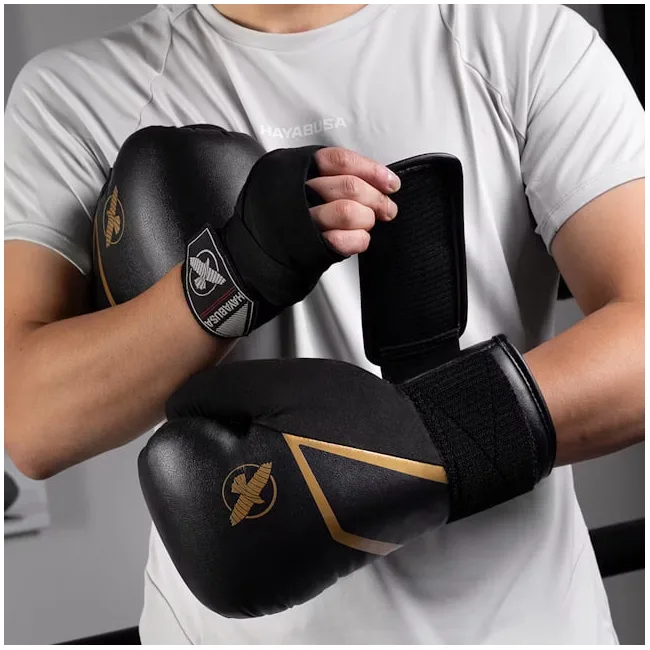 Рукавички для боксу HAYABUSA E1 Black Gold