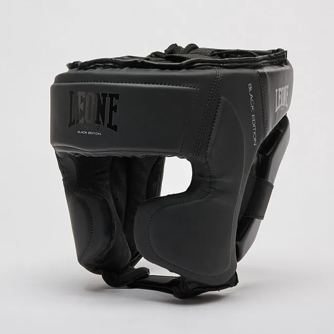 Шолом для боксу LEONE Mono Black