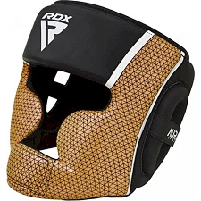Шлем для бокса RDX T17 Aura Black Gold