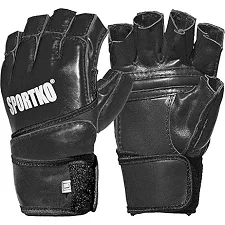 Перчатки с открытыми пальцами Sportko ПК4