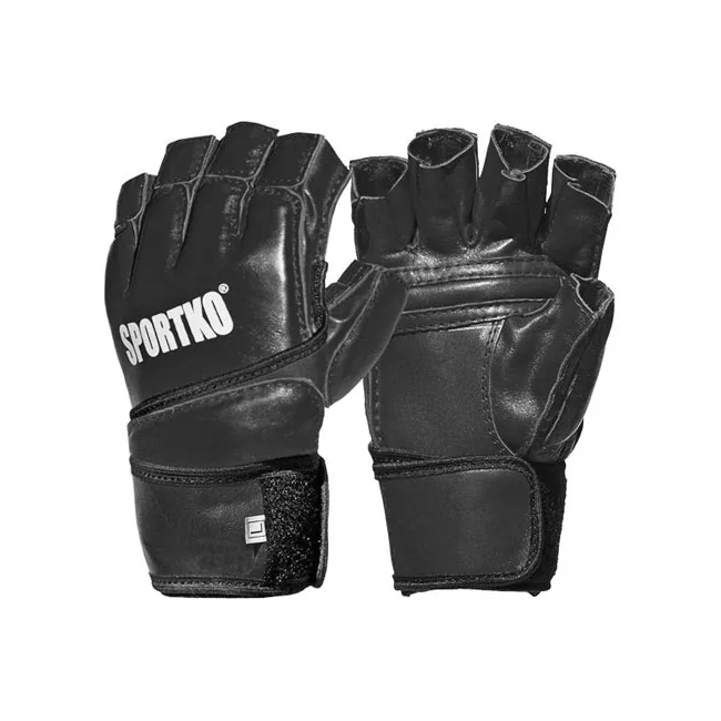 Перчатки с открытыми пальцами Sportko ПК4