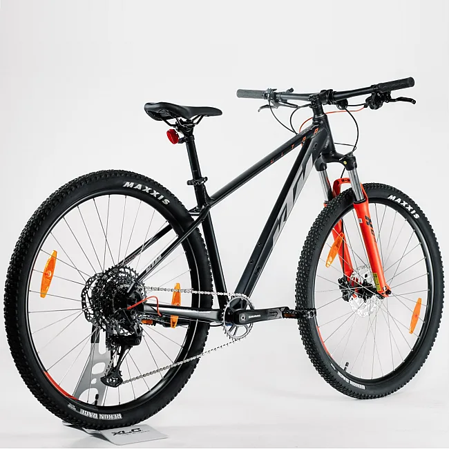 Велосипед KTM ULTRA FUN 29" рама XL/53, матовый черный (серо/оранжевый)