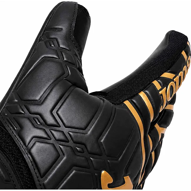 Воротарські рукавички професійні JOMA GK PRO 401945-122 (Чорний-золотий)