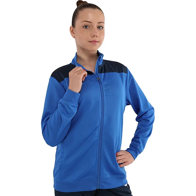 Спортивный костюм кофта на молнии и брюки JOMA PHOENIX III 105113-703 (Синий-темно-синий)