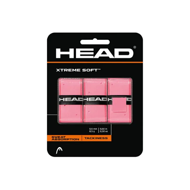 Обмотки на ручку ракетки Head XtremeSoft Grip Overwrap, dozen pink 3 шт