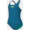 Купальник закритий для дівчат TEAM SWIMSUIT SWIM PRO SOLID бірюзовий (для дітей)