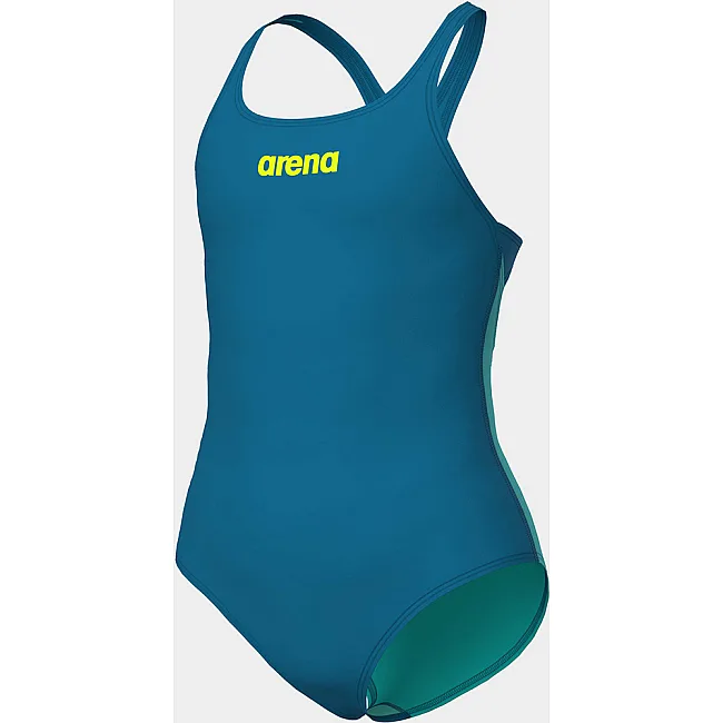 Купальник закритий для дівчат TEAM SWIMSUIT SWIM PRO SOLID бірюзовий (для дітей)