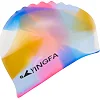 Шапочка для басейну силіконова для дорослих YINGFA CAMOUFLAGE C0065 (Золотий-синій)