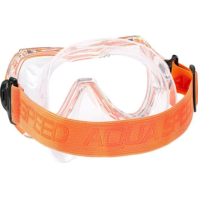 Маска для дайвинга Aqua Speed ALIZE FS 61094 оранжевый (для детей) One Size