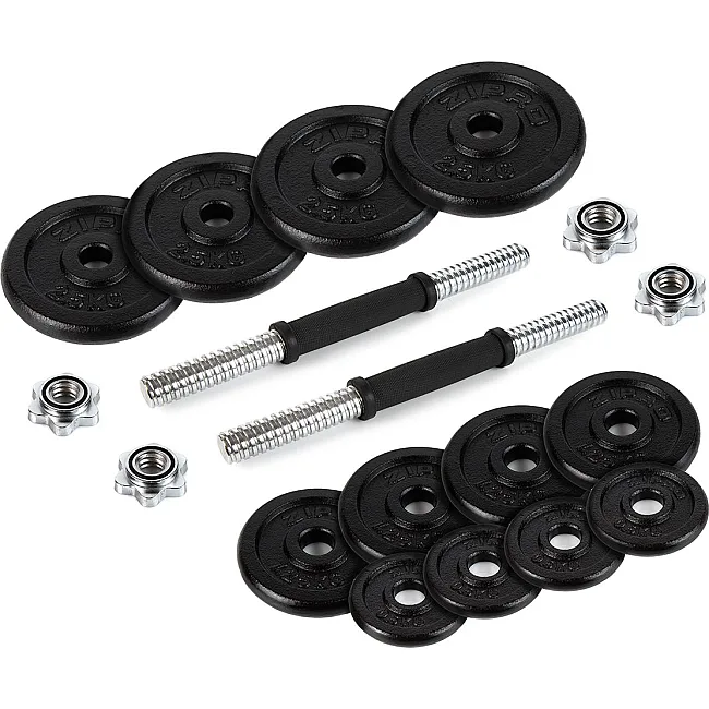 Гантелі розбірні у кейсі ZIPRO Cast Iron, 2 x 10 кг