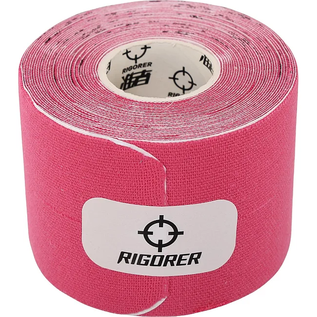 Кинезио тейп преднарезанный для лица и тела Kinesio tape RIGORER Z320131501 (Черный)