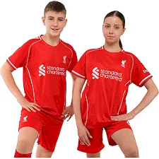 Футбольна форма дитяча із символікою клубу LIVERPOOL домашня 2025 SP-SPORT CO-7355 (Червоний)