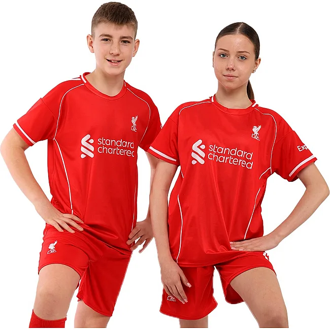 Футбольна форма дитяча із символікою клубу LIVERPOOL домашня 2025 SP-SPORT CO-7355 (Червоний)