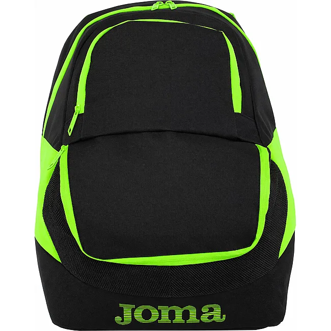 Спортивный рюкзак JOMA DIADORA MOND II 400235-117 44,2л (Черный-зеленый)