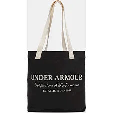 Сумка UNDER ARMOUR Canvas Tote 20L черная (для женщин) 43 x 33 x 13,5 см