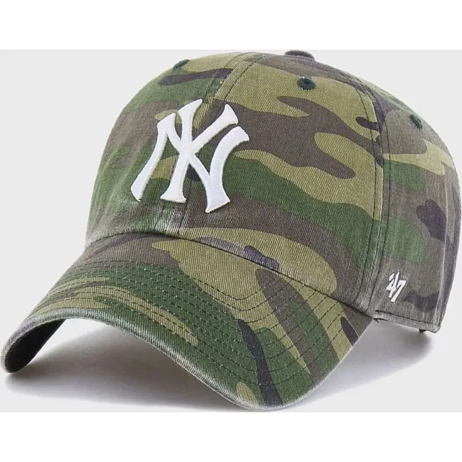 Кепка 47 Brand CAMO NEW YORK YANKEES зелений One Size