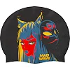 Шапочка для бассейна силиконовая для взрослых MADWAVE Kitsune M057425 (Черный)