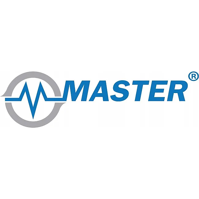 Мат гімнастичний надувний MASTER B860, 300 x 100 x 10 см, чорно-червоний