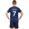 Футбольна форма дитяча із символікою клубу ARSENAL гостьова 2026 SP-SPORT CO-7350 (Синій-чорний)