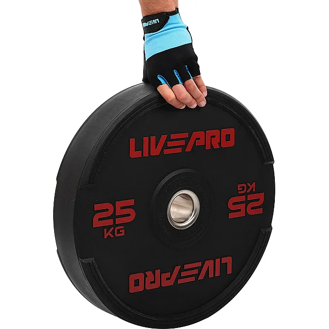 Бамперный диск резиновый

 LiveUp LP8331-25 ø50.5мм 25кг