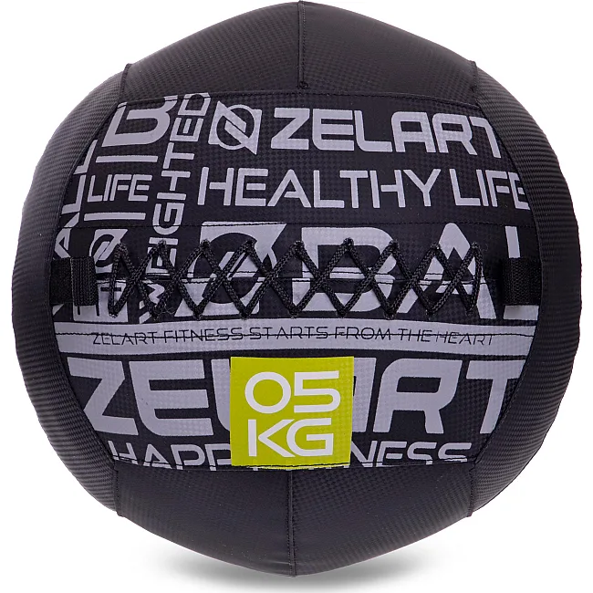 Мяч набивной медицинский для кроссфита WALL BALL ZELART
 FI-2637-5 5кг