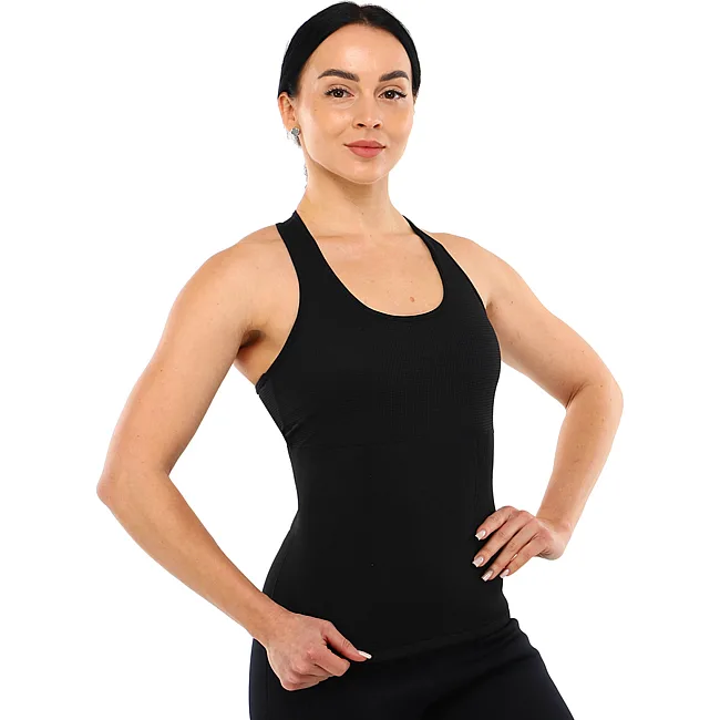 Майка для похудения с эффектом сауны SIBOTE ULTRA SWEAT FI-4818 (Черный)