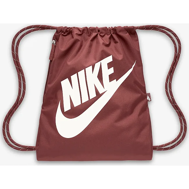 Рюкзак-мешок Nike NK HERITAGE DRAWSTRING 13L бордовый 33х43 см