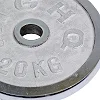 Блины диски хромированные HIGHQ SPORT TA-1458-20B 52мм 20кг хром