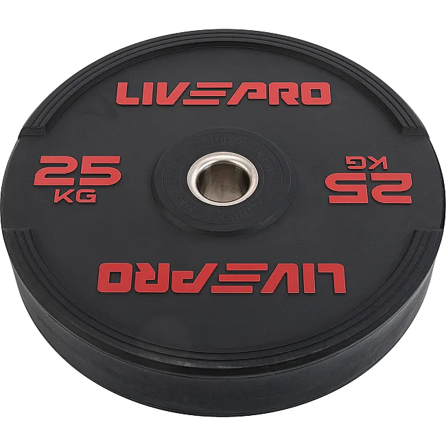 Бамперный диск резиновый

 LiveUp LP8331-25 ø50.5мм 25кг