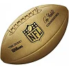 Мяч для американского футбола Wilson Duke metallic edition OS FB gold