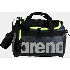 Спортивная сумка Arena SPIKY III DUFFLE 25L черный, желтый 50х18х25 см