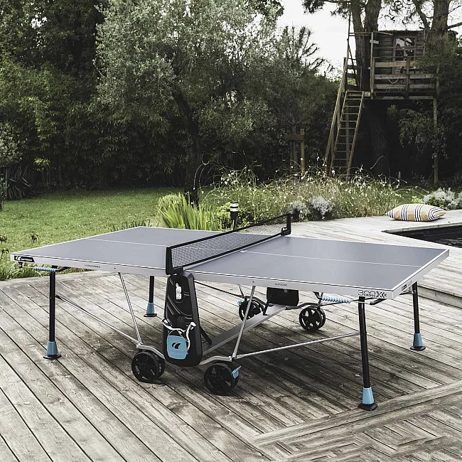 Стол теннисный Cornilleau 300X OUTDOOR, серый