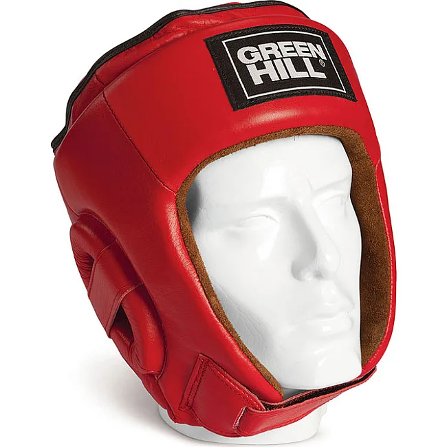 Боксерский шлем Green Hill Best (Красный)