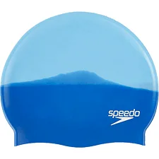 Шапка для плавания Speedo MULTI COLOUR SILC CAP AU синий OSFM