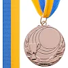 Заготовка медали спортивной с лентой SP-SPORT PLUCK C-4844 ø5см (Серебряный)