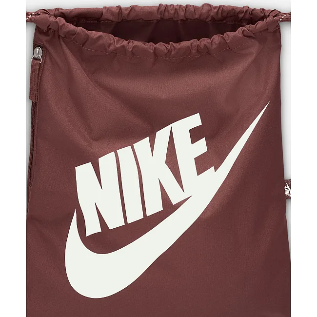 Рюкзак-мешок Nike NK HERITAGE DRAWSTRING 13L бордовый 33х43 см