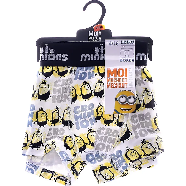 Трусы-боксеры MINIONS NOIR - CROMINION PREHISTOIRE арт.30890253-4