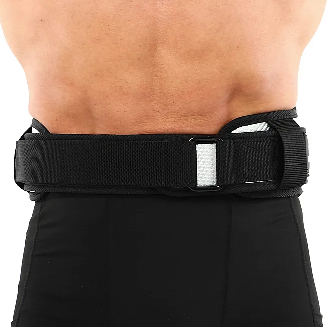 Пояс атлетический текстильный EZOUS CARBON FIBER BELT WITH WAIST PAD O-08 спинка-16см