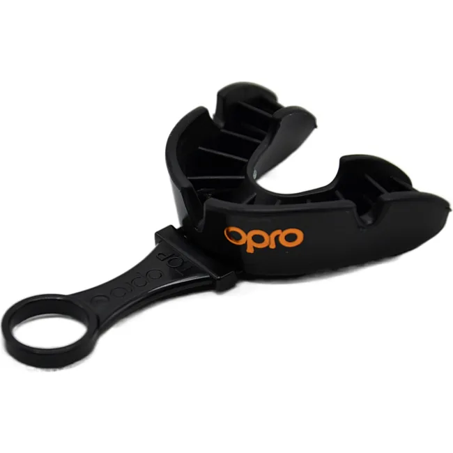 Боксерская капа OPRO Bronze взрослая (возраст 11+) Black