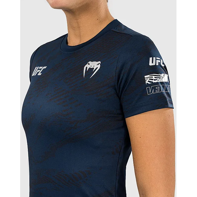 Футболка женская UFC VENUM FIGHT WEEK 4.0 Womens Dry Tech Blue