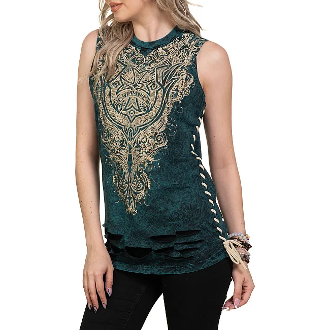 Женская майка Affliction Lorraine Sleeveless Baby Tee