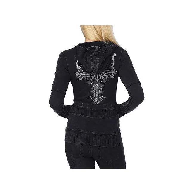 Толстовка женская с капюшоном AFFLICTION Sacrament