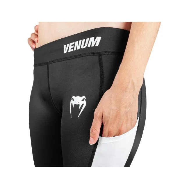 Жіночі штани Venum Power 2.0 Leggings Black White