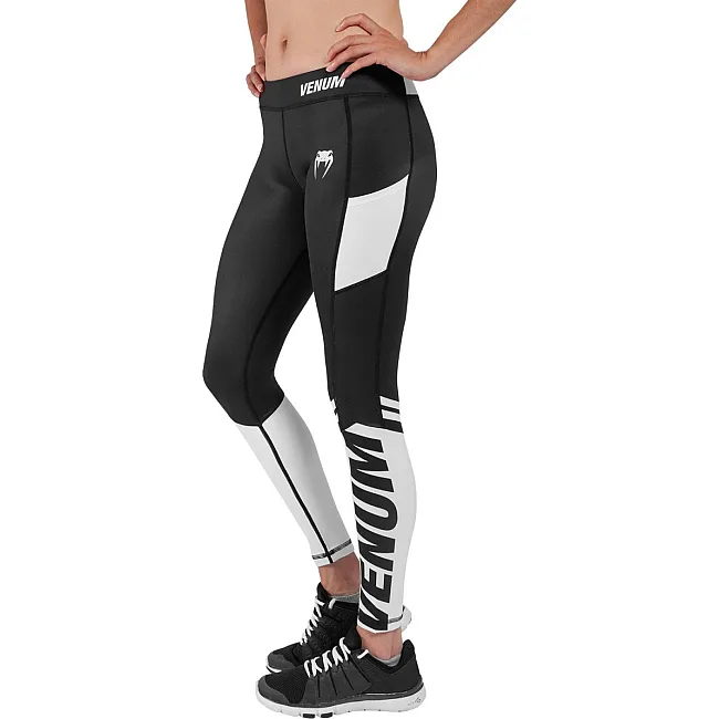 Жіночі штани Venum Power 2.0 Leggings Black White