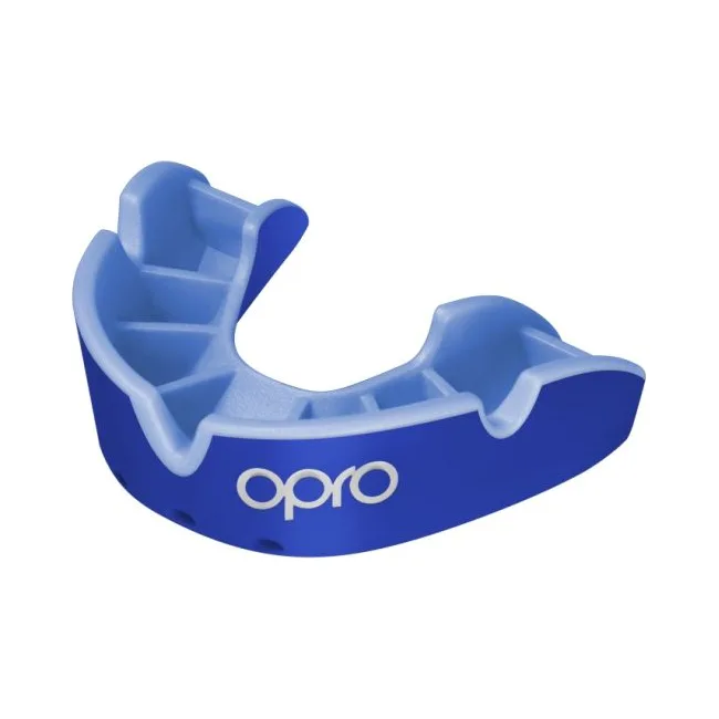 Капа для бокса OPRO GEN5 Silver Level Dark Blue & Blue