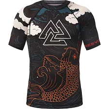 Рашгард з коротким рукавом PERESVIT Koi Blue Orange Red