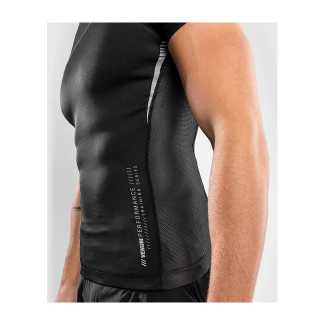 Рашгард VENUM tempest 2.0 Short Sleeves Black Grey