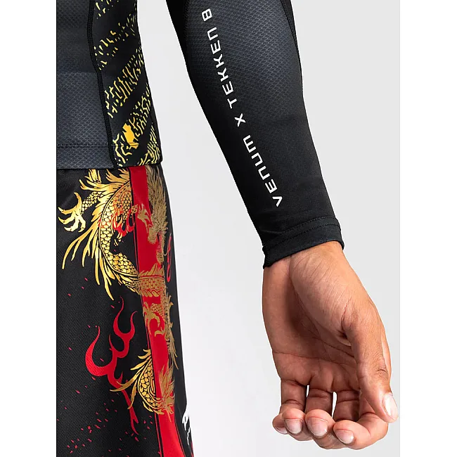 Рашгард VENUM x TEKKEN 8 Marshall Law Black Red Gold