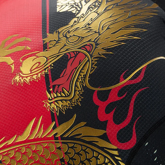 Рашгард VENUM x TEKKEN 8 Marshall Law Black Red Gold
