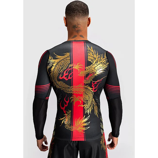 Рашгард VENUM x TEKKEN 8 Marshall Law Black Red Gold